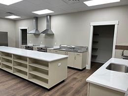 Community Center kitchen.
