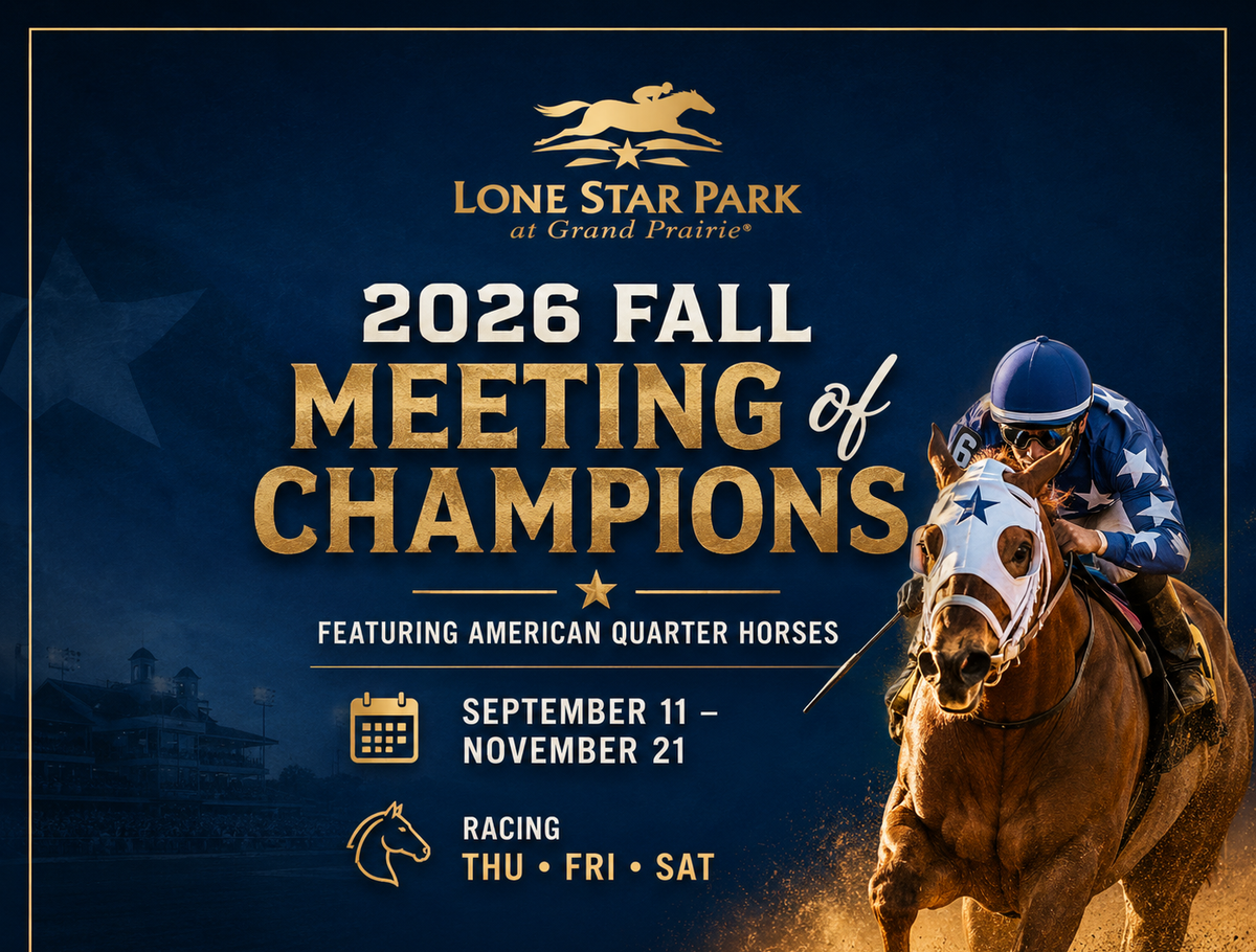 Major Stakes Schedule Highlights Lone Star Park's 2026 Fall Meeting of Champions