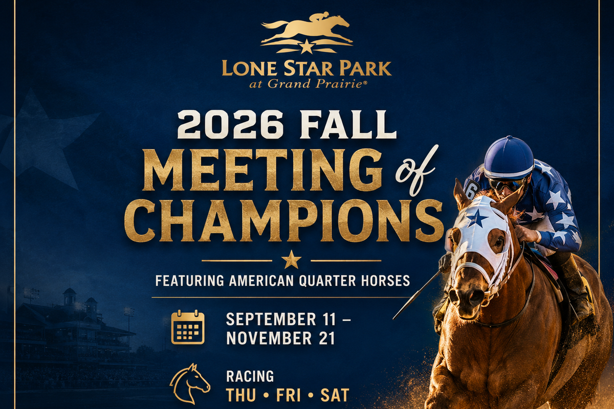 Fall Star Program Major Stakes Schedule Highlights Lone Star Park's 2026 Fall Meeting of ...