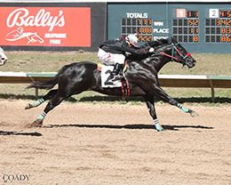 Paramounte Wagon Jr, under jockey Jose Juan Olivo, posted the co-fastest qualifying time for the Lucille Rowe Derby at Arapahoe Park.