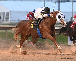 Full Throttle N 25 delivers an upset performance to record the fastest time in the Derby Challenge trials.