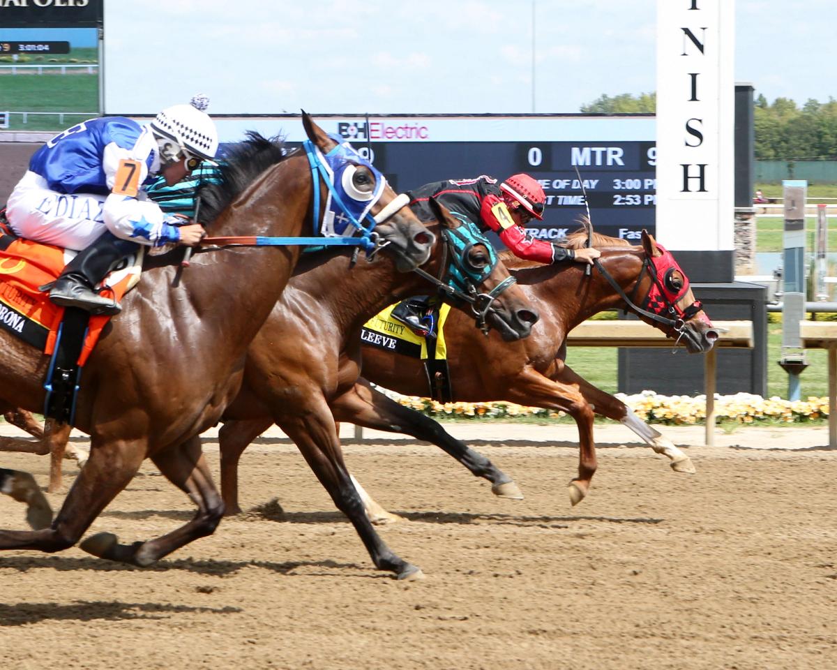 Red Sleeve goes for gold in Restricted Grade 3 QHRAI SSA Futurity at Horseshoe Indianapolis