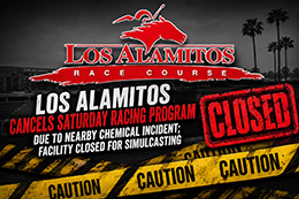 Los Alamitos Race Course has canceled tonight’s eight-race program in solidarity with the state of emergency declared in Orange County, following a chemical incident in the nearby city of Garden Grove, California. 