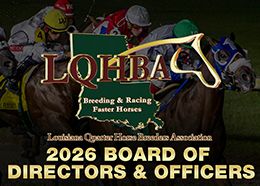 The Louisiana Quarter Horse Breeders Association introduced its 2026 Board during the April 18 Annual Awards Banquet, with Donald Aymond, Jerry L. Deville Jr., and Gyth Rigdon as newly elected members.