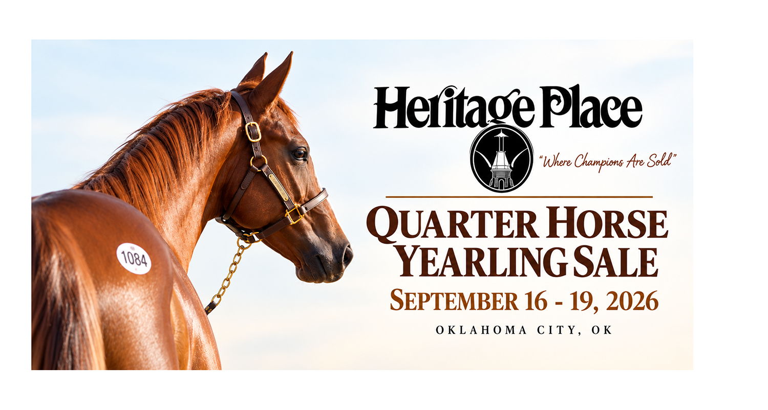 Heritage Place will kick off its 48th annual Yearling Sale on Wednesday, September 16, in Oklahoma City. 