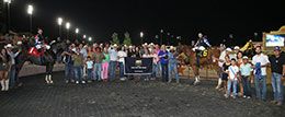 Dash For Cash Derby winning trainer Marc Jungers is flanked by the winning connections of Asscher and Relentless Eagle following a dead-heat Saturday at Lone Star Park.