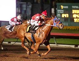 Wake Up Lil Suze, under jockey Henry Lopez, was a 1-1/2 length winner in Race 7.
