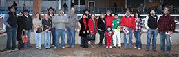 The winning connections of Bigg Picture accept the $100,000 Zia Park Championship Stakes-G1 trophy at Zia Park on Sunday.