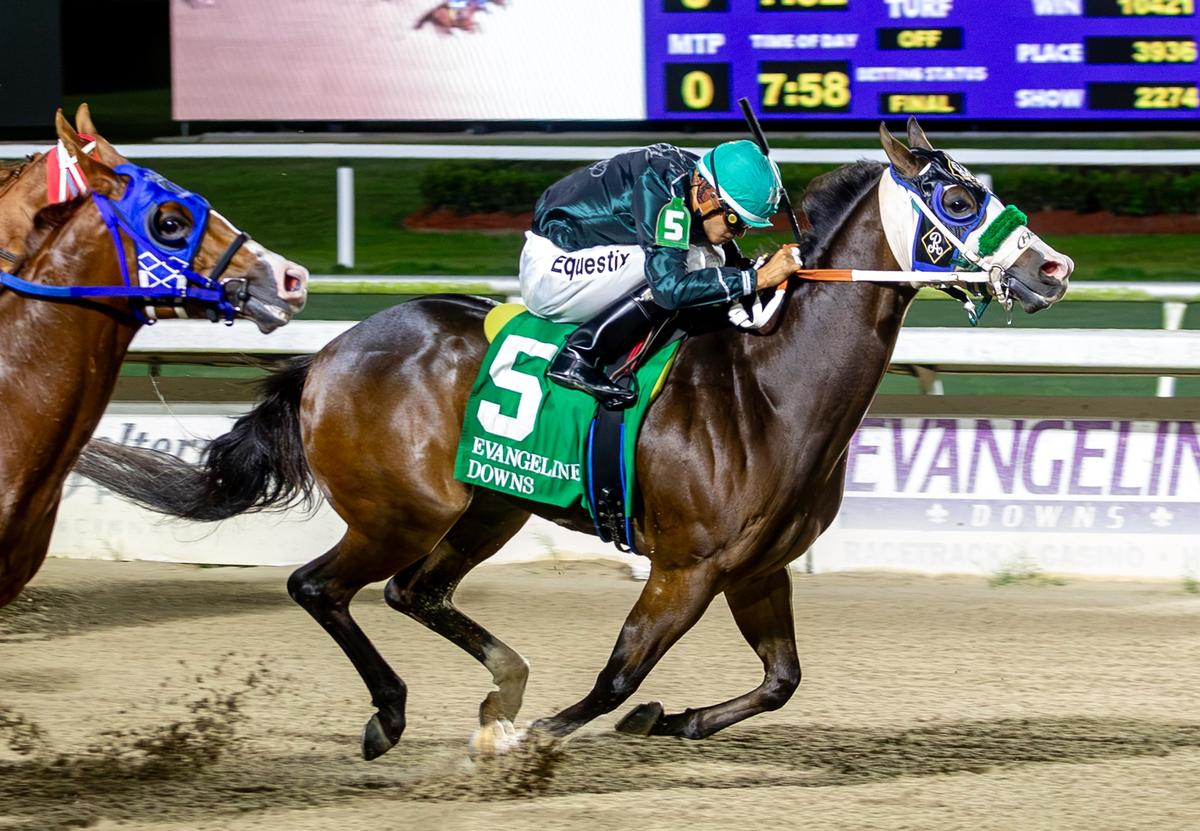 San Lorenzo Bossman Scores Half-Length Victory in $40,000 Opelousas Stakes at Evangeline Downs