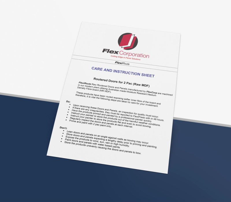 FlexiRoute Care & Maintenance