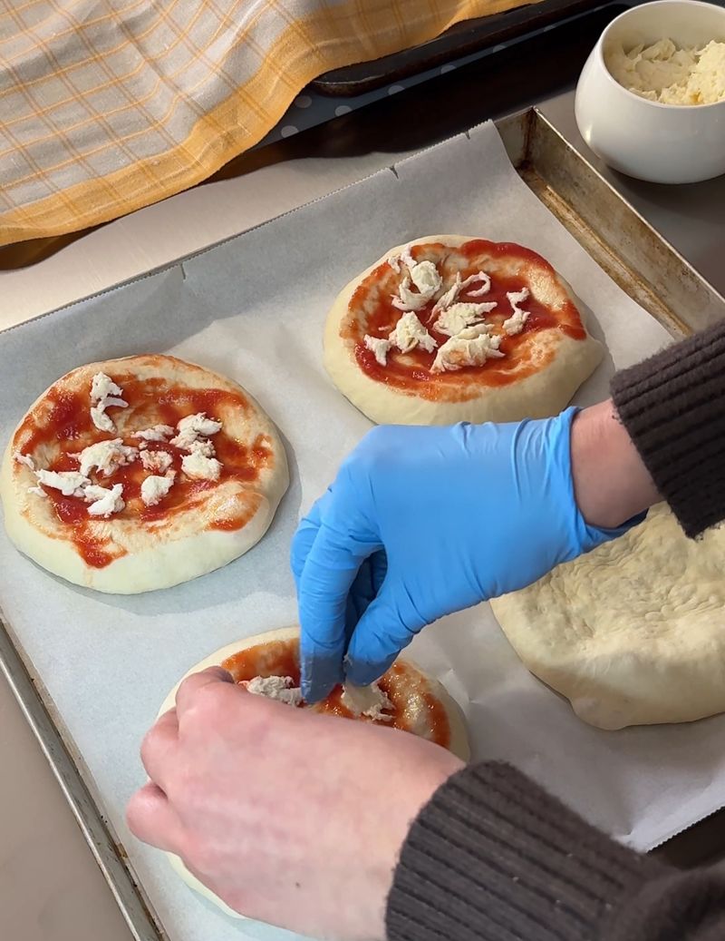 Step 6: Stretching and Topping