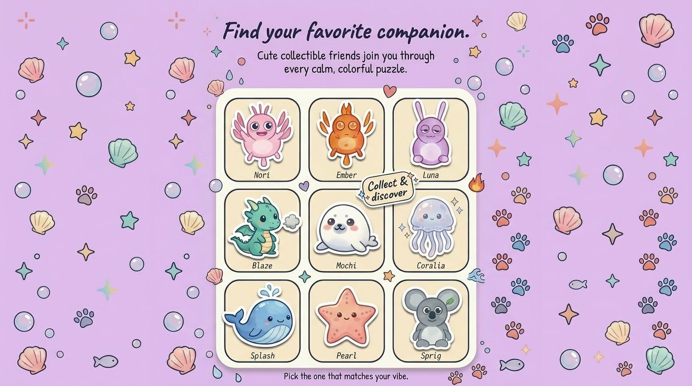 Mascots in Color Sort