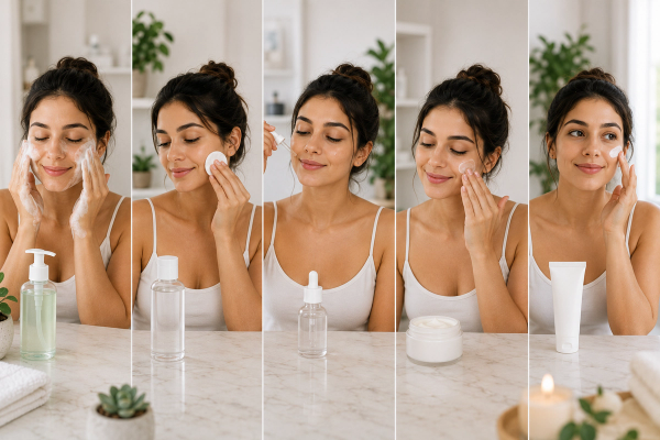 The Skincare Routine That Actually Holds Up (Step by Step)