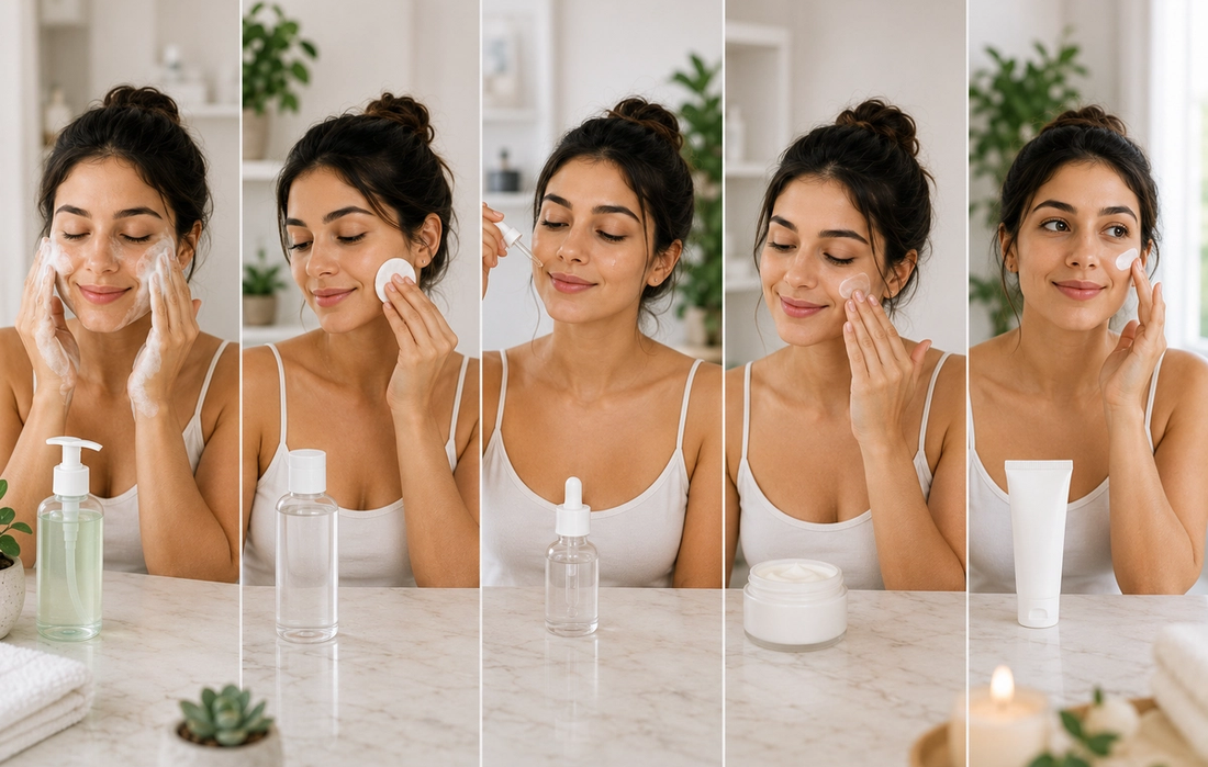 The Skincare Routine That Actually Holds Up (Step by Step)