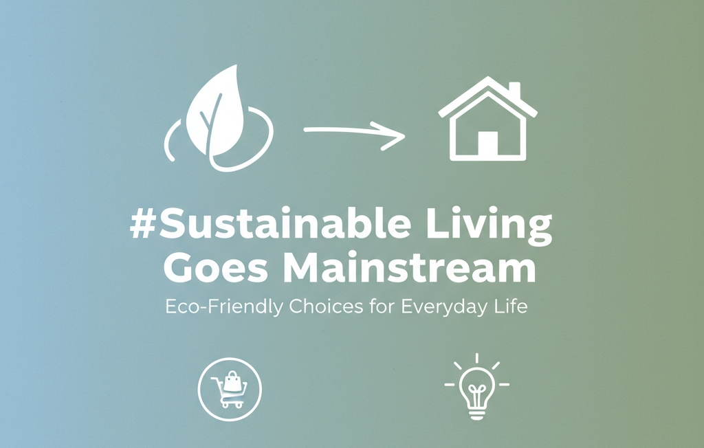 Sustainable Living Goes Mainstream: Eco-Friendly Choices for Everyday Life