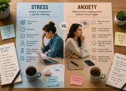 The Real Difference Between Anxiety and Stress