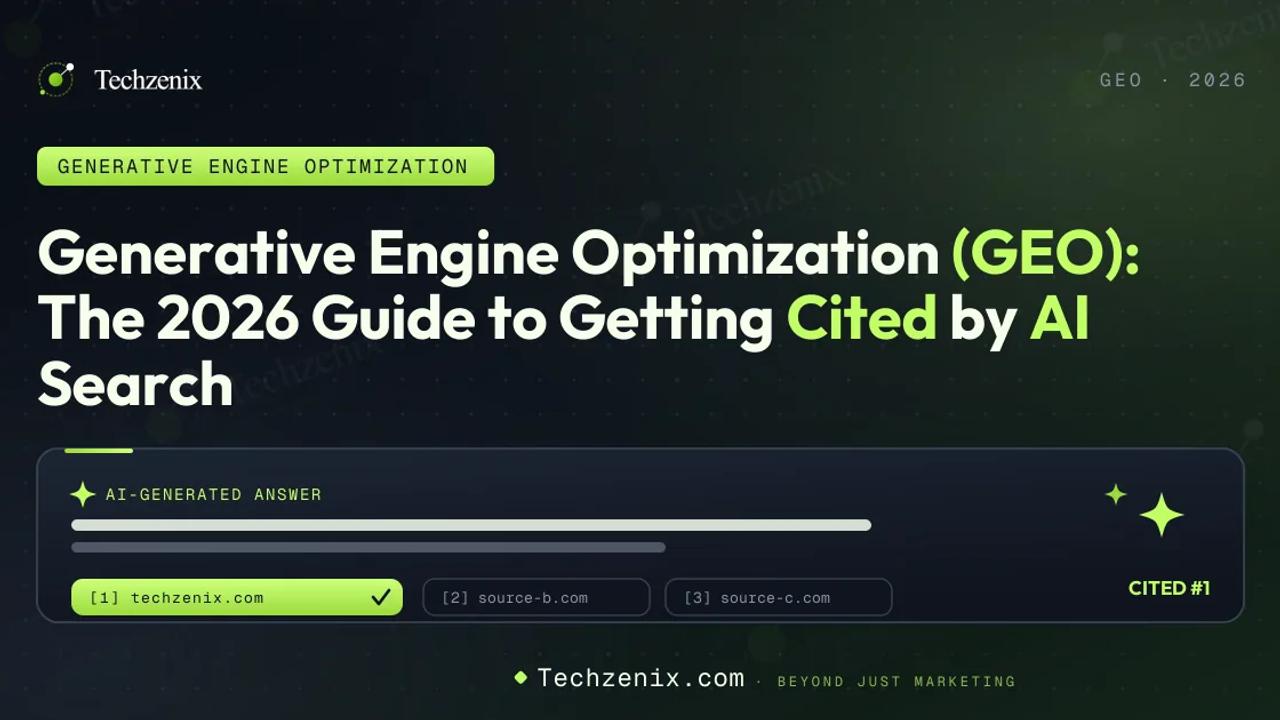 Generative Engine Optimization (GEO): The 2026 Guide to Getting Cited by AI Search