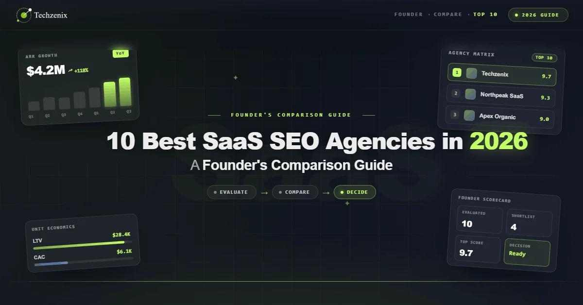 10 Best SaaS SEO Agencies in 2026: A Founder’s Comparison Guide