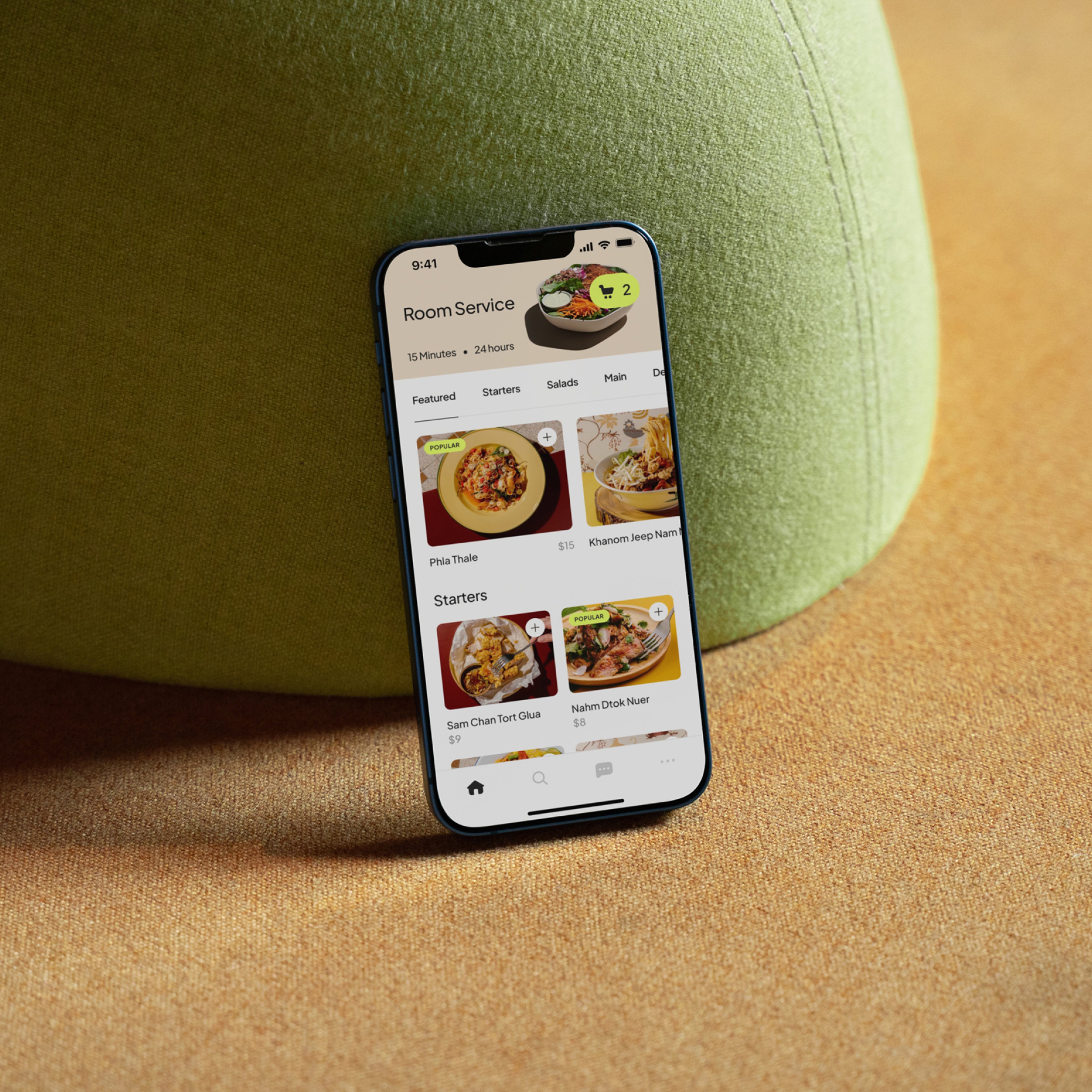 Image of a phone on a rock