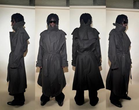 [Commonwealth Long Trench Coat]