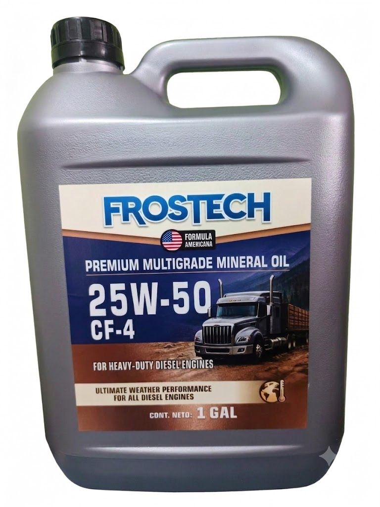 ACEITE DE MOTOR 25W50 API CF-4 vista 2