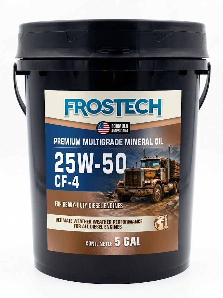 ACEITE DE MOTOR 25W50 API CF-4 vista 3