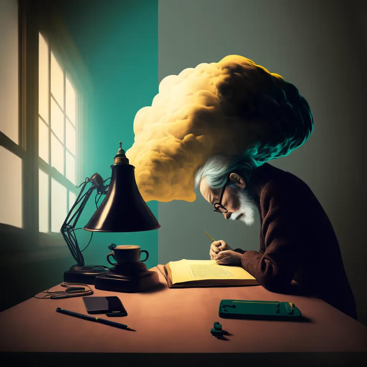 Cartoon of a developer surrounded by chaotic project files