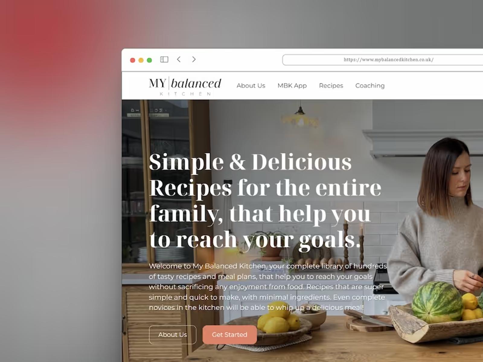 My Balanced Kitchen website