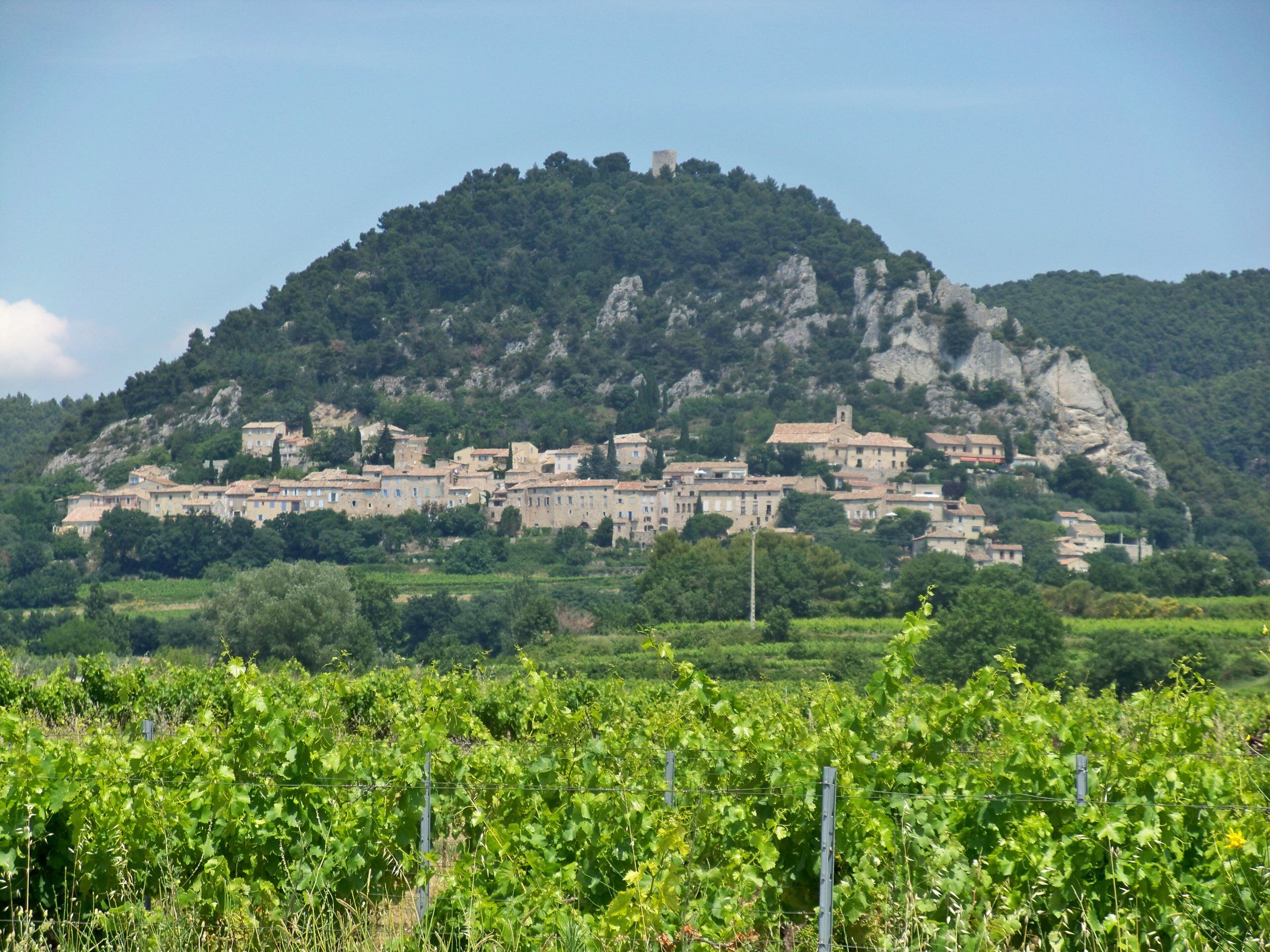 Vue de Séguret