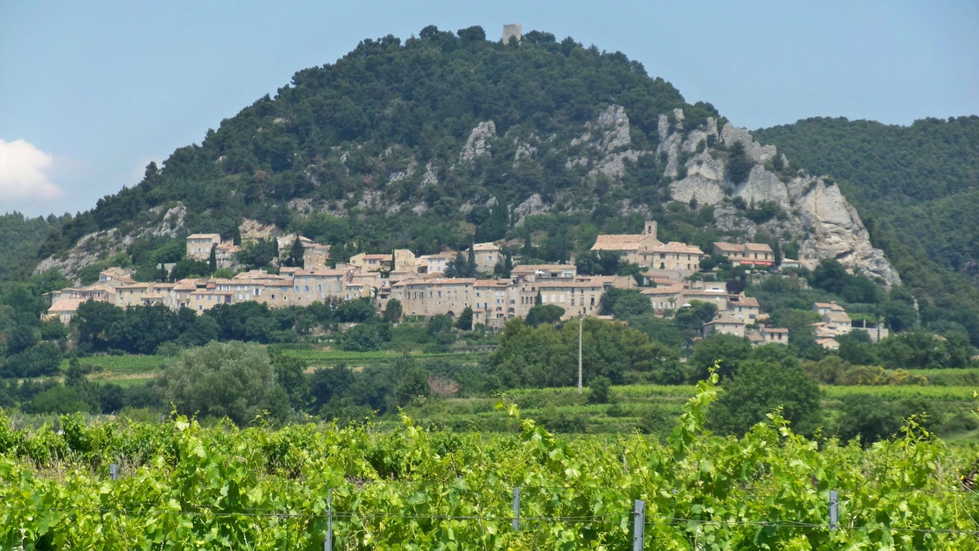 Vue de Séguret