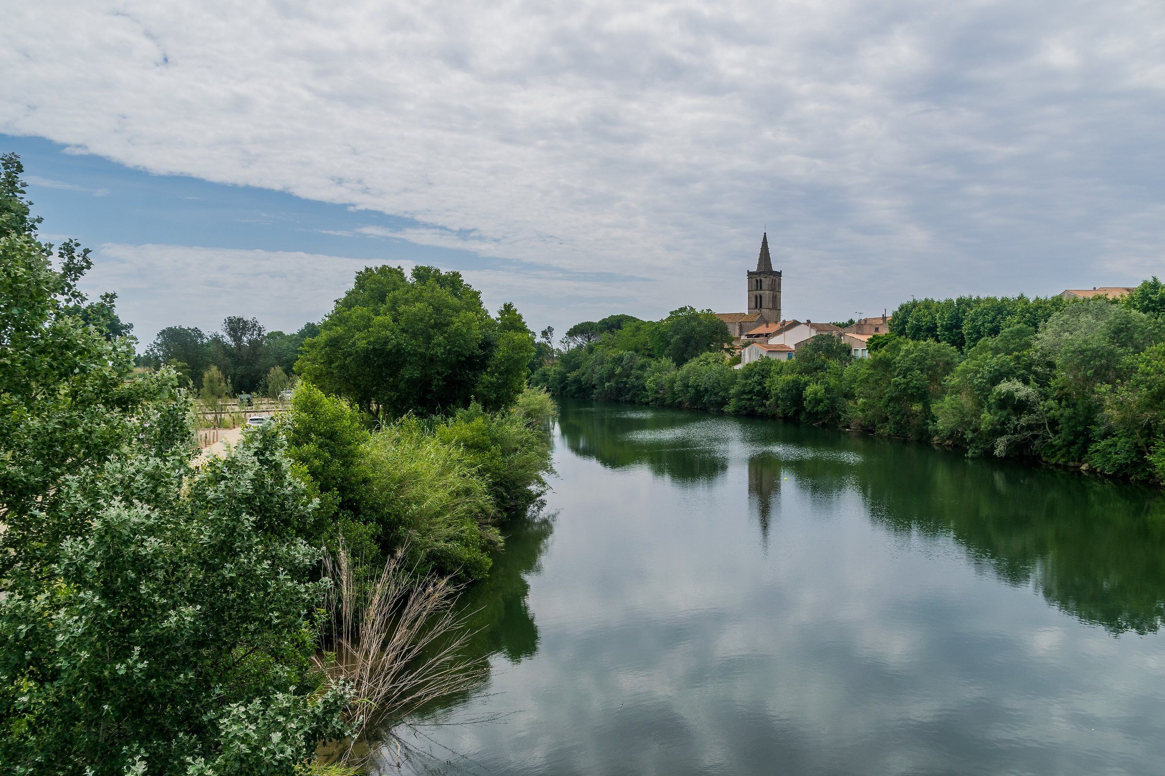 Vue de Sérignan