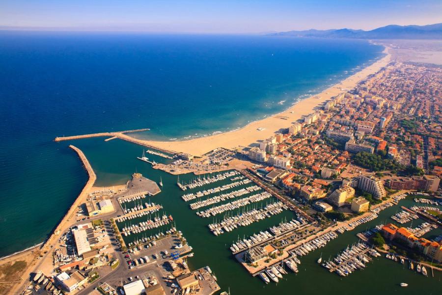 La plage de Canet-en-Roussillon