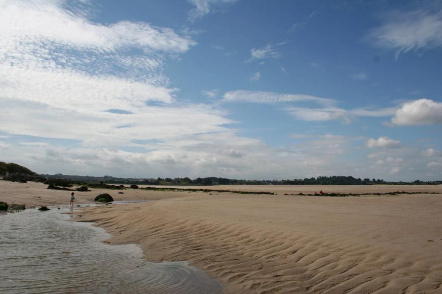 La plage de Plouescat
