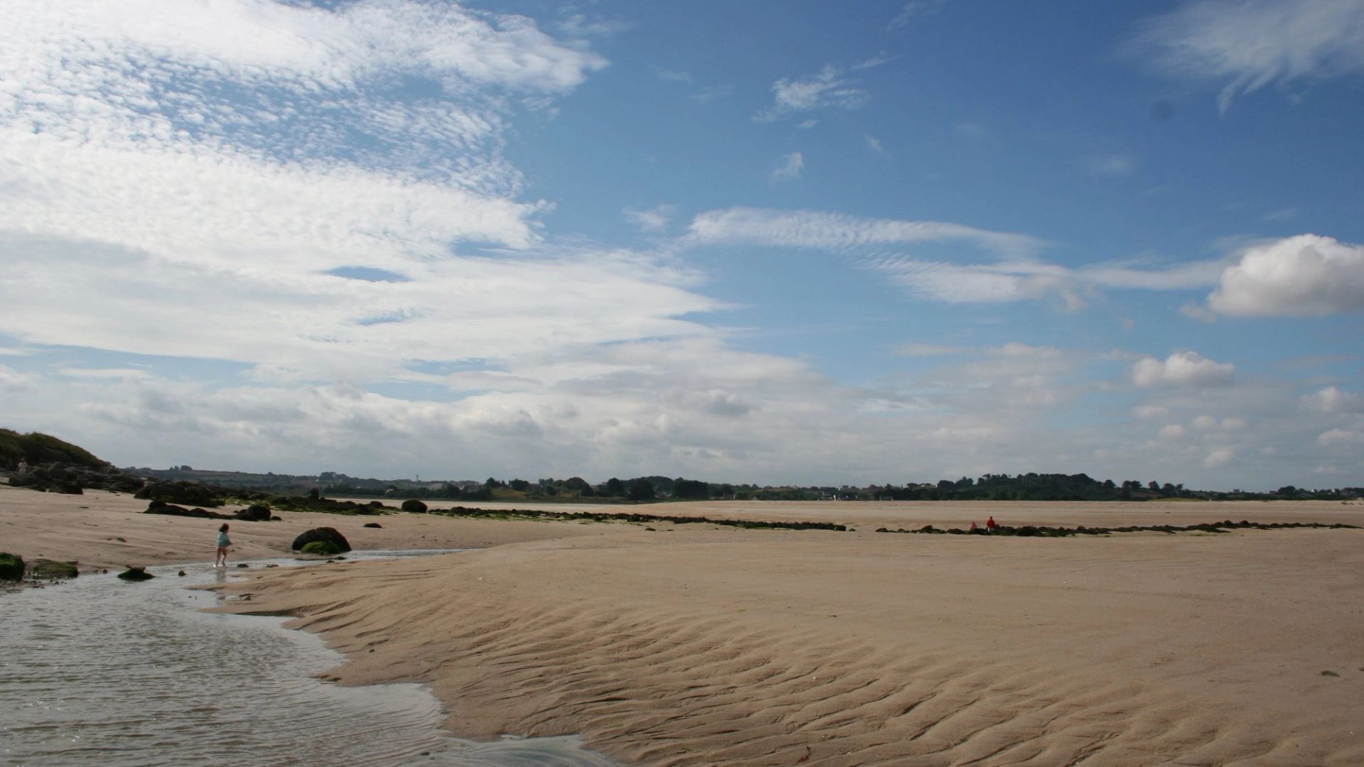 La plage de Plouescat
