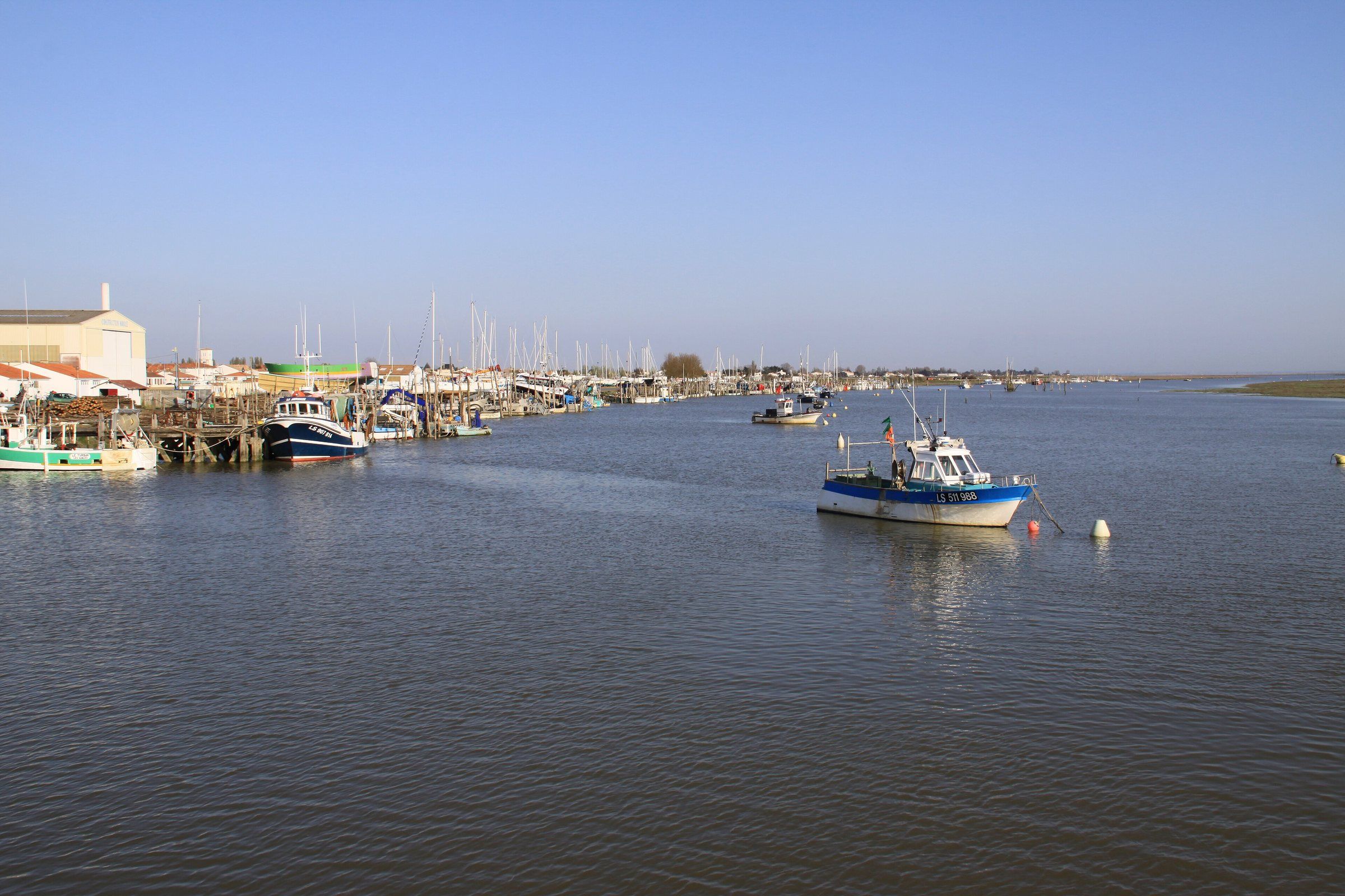 Le port de L'Aiguillon-la-Presqu'île