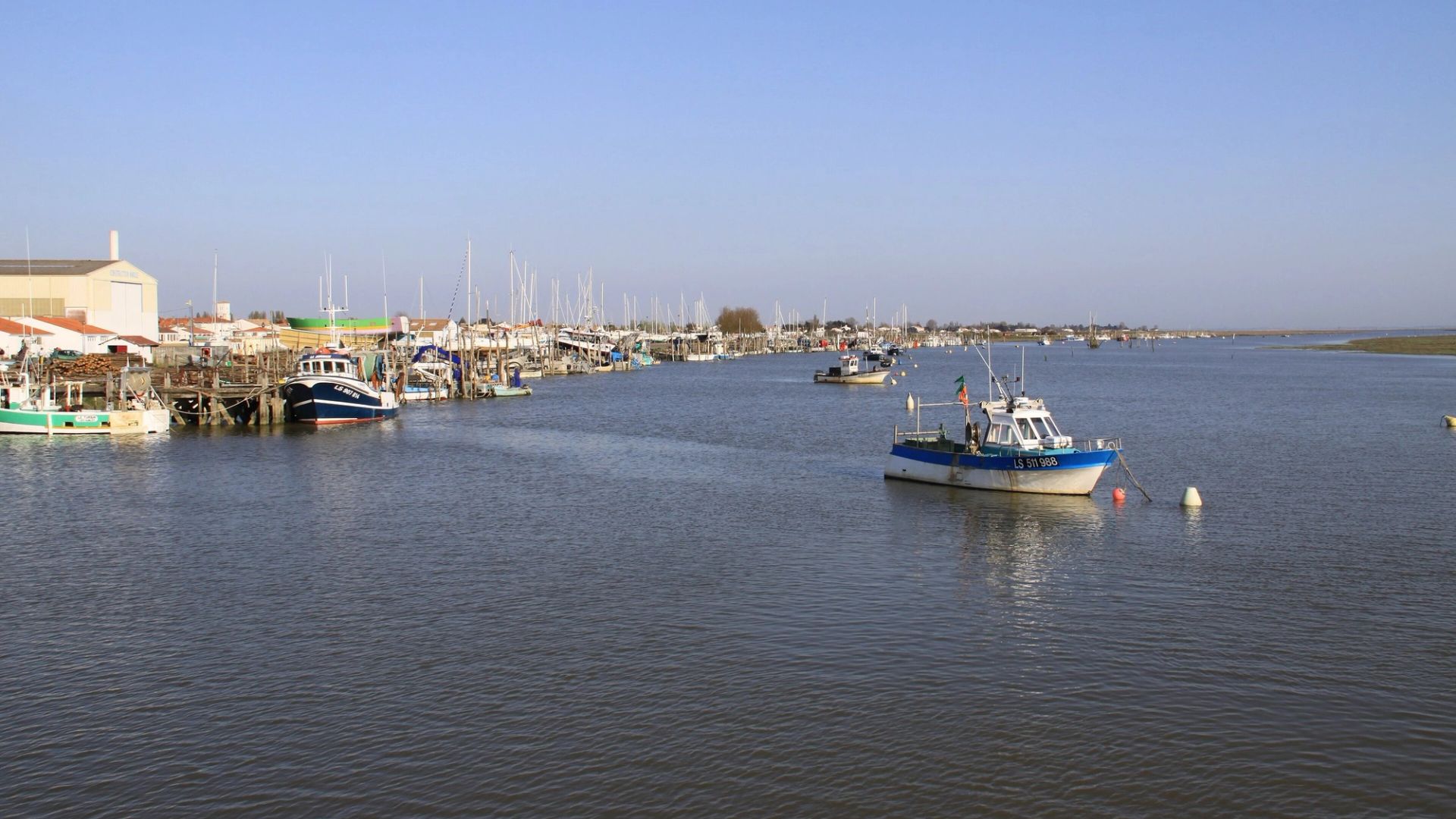 Le port de L'Aiguillon-la-Presqu'île