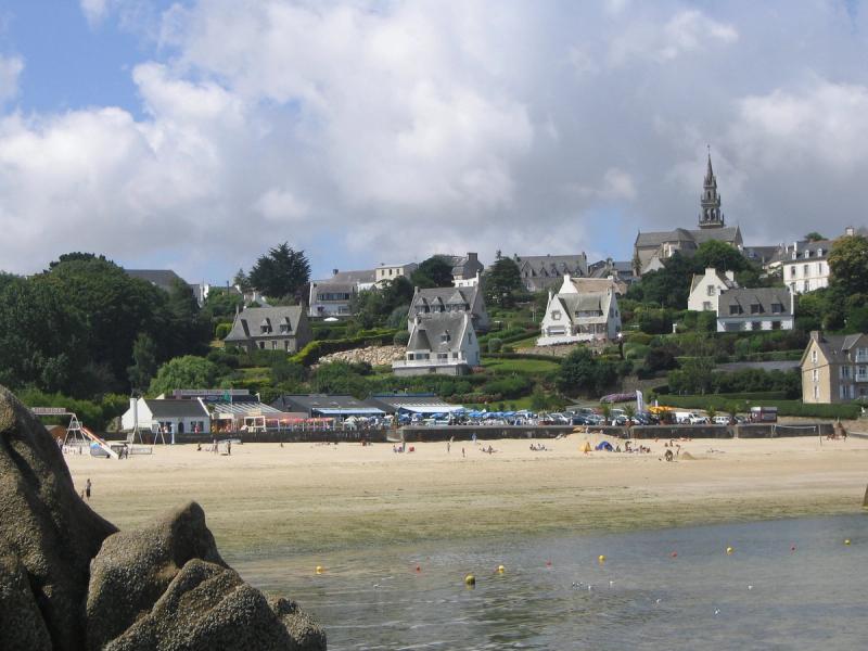 La plage de Carantec