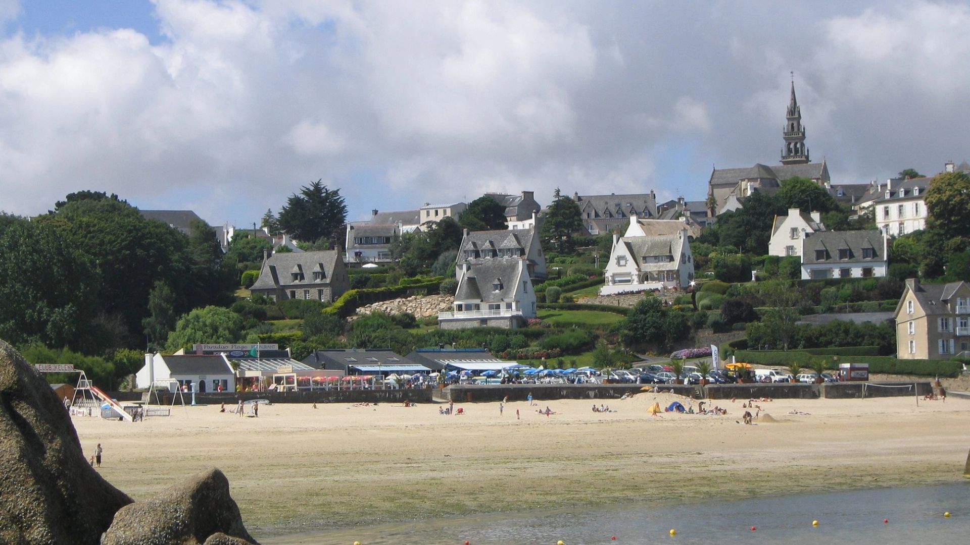 La plage de Carantec
