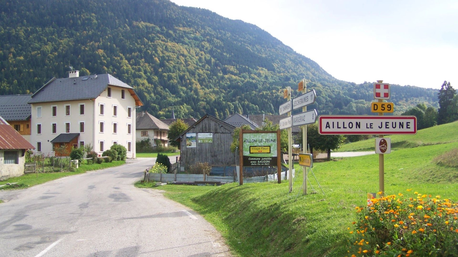 Vue d’Aillon-le-Jeune