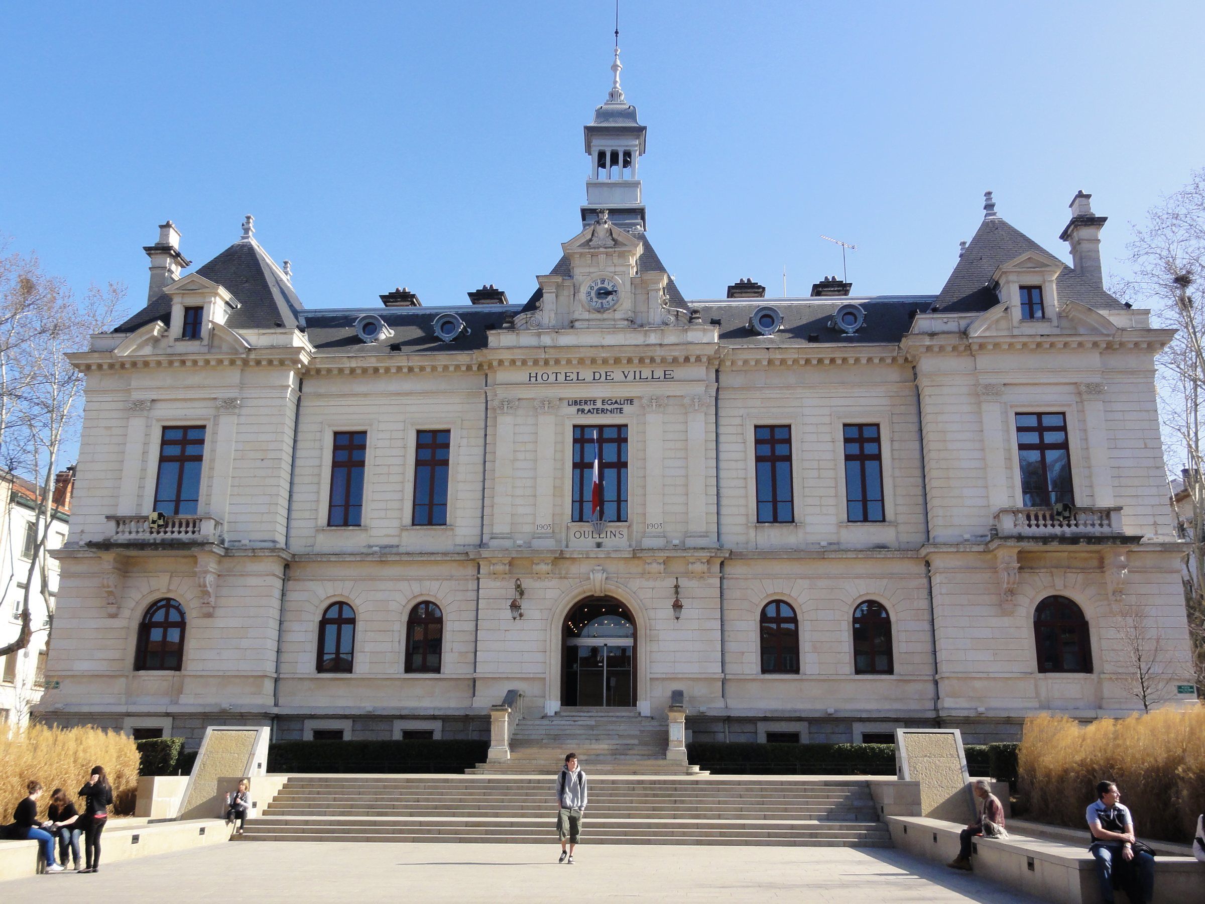 La mairie d’Oullins-Pierre-Bénite