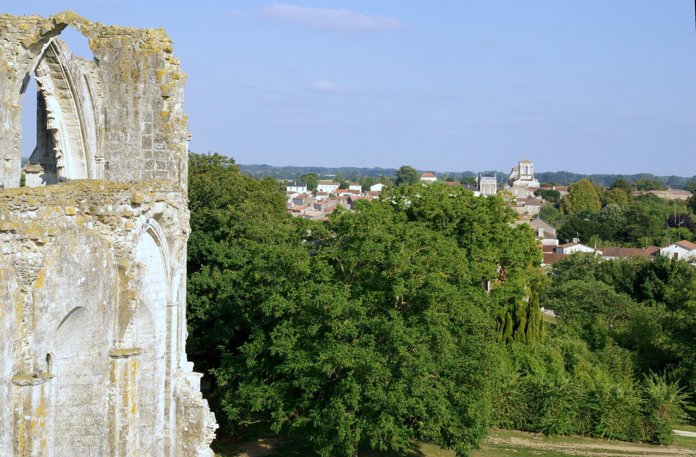 Vue de Maillezais