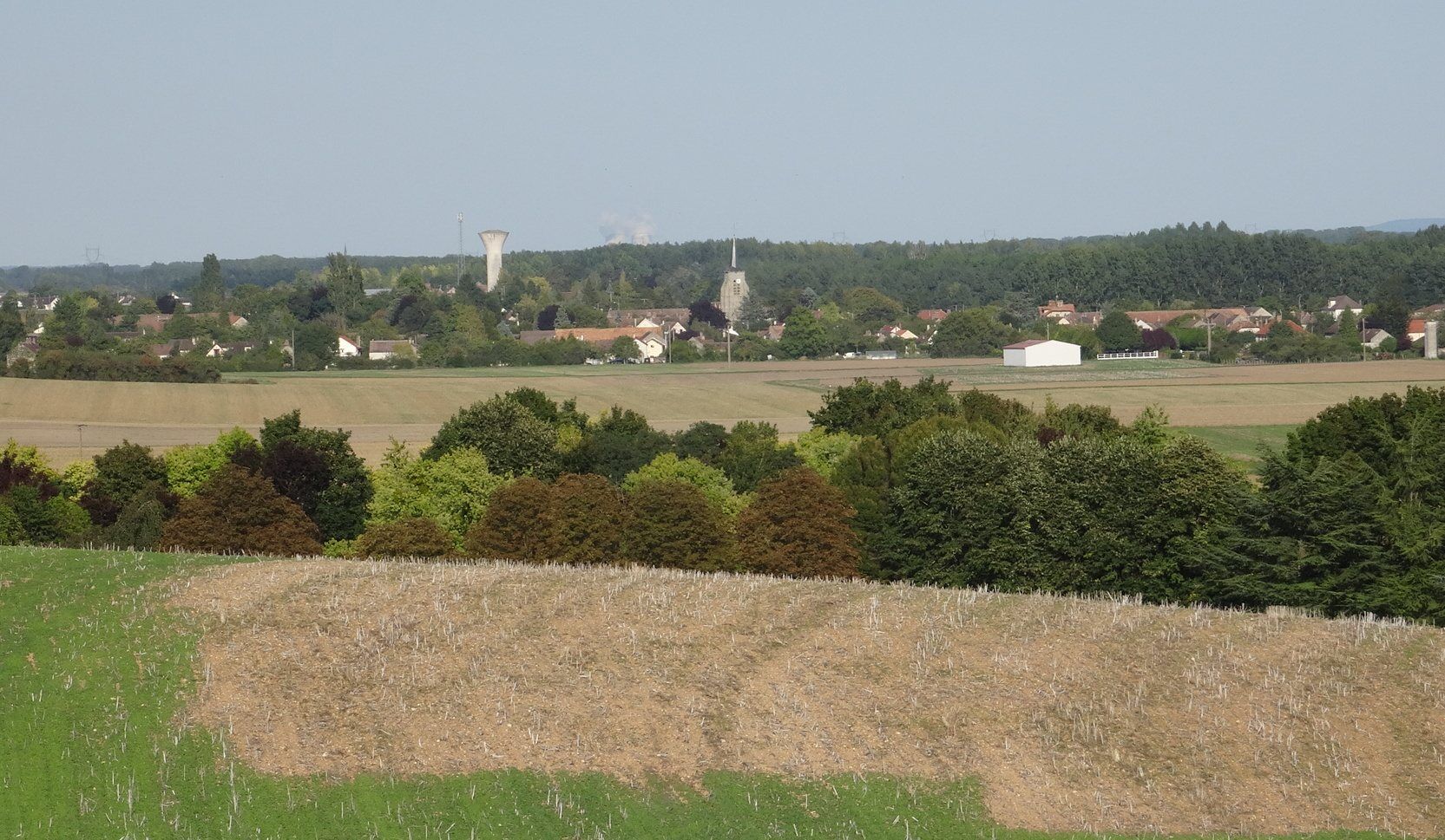 Vue de Châtenay-sur-Seine