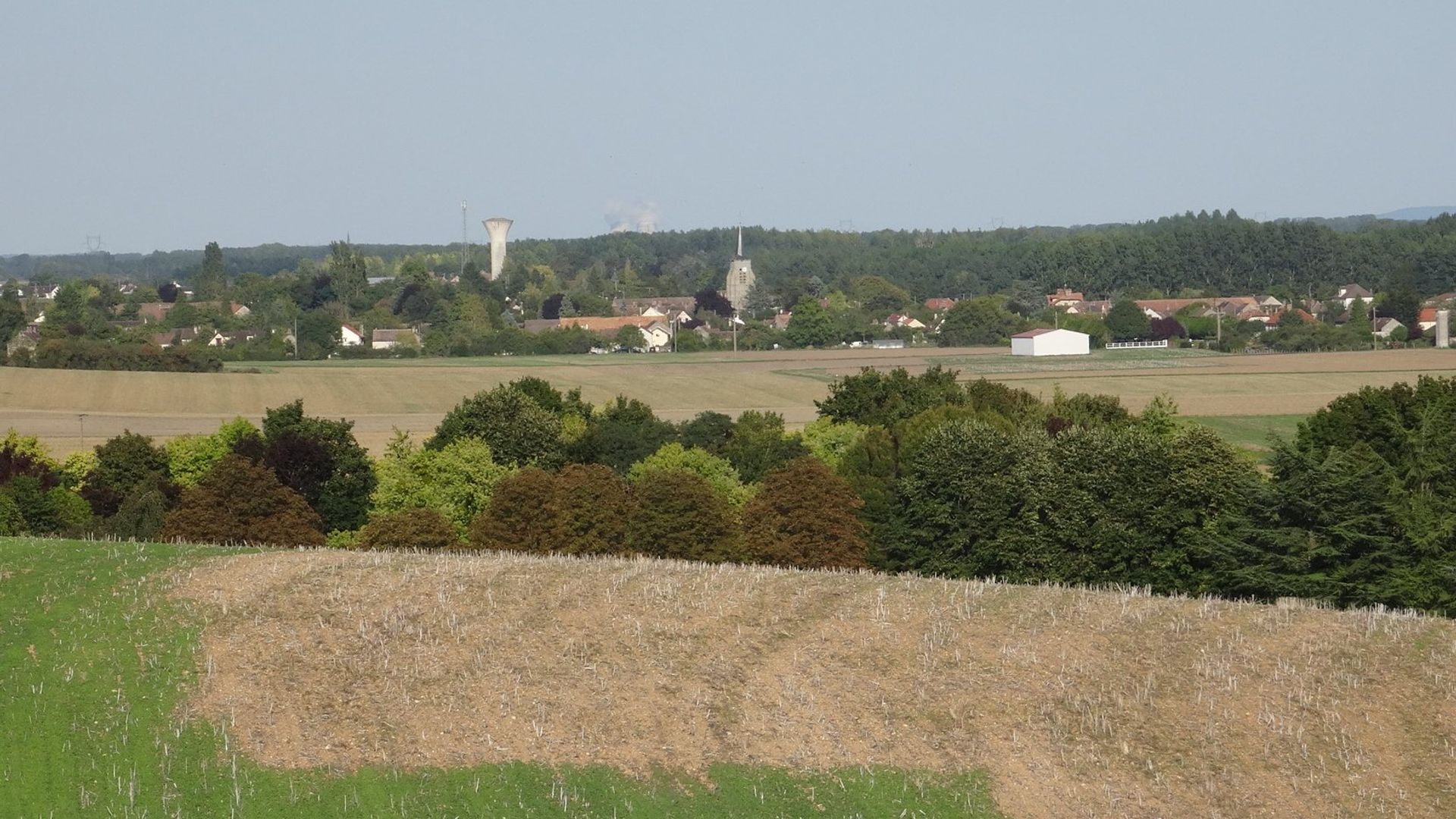 Vue de Châtenay-sur-Seine
