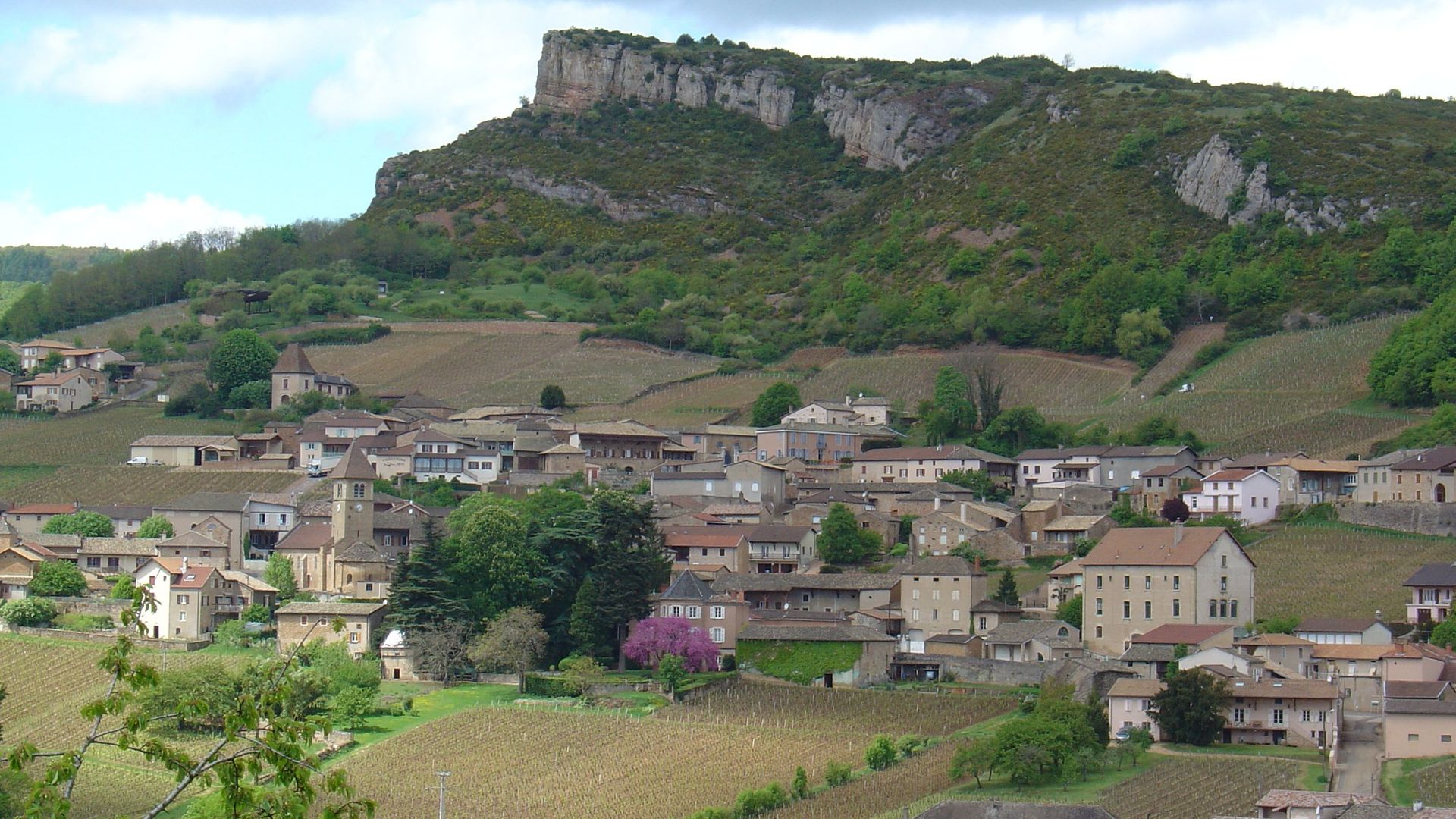 Vue de Solutré-Pouilly