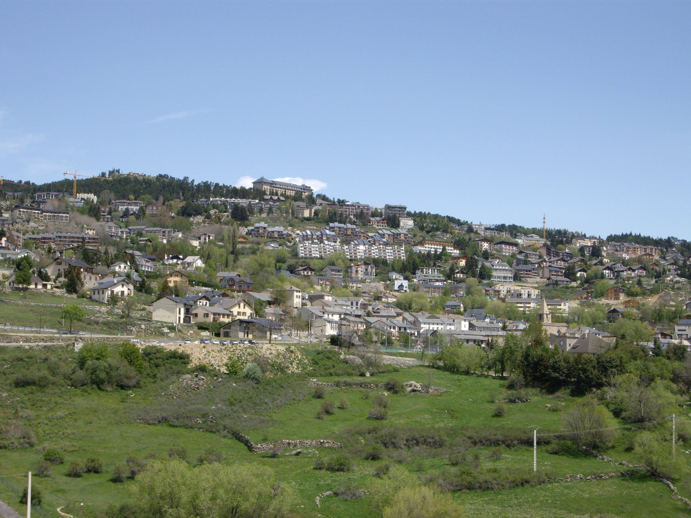 Vue de Font-Romeu-Odeillo-Via