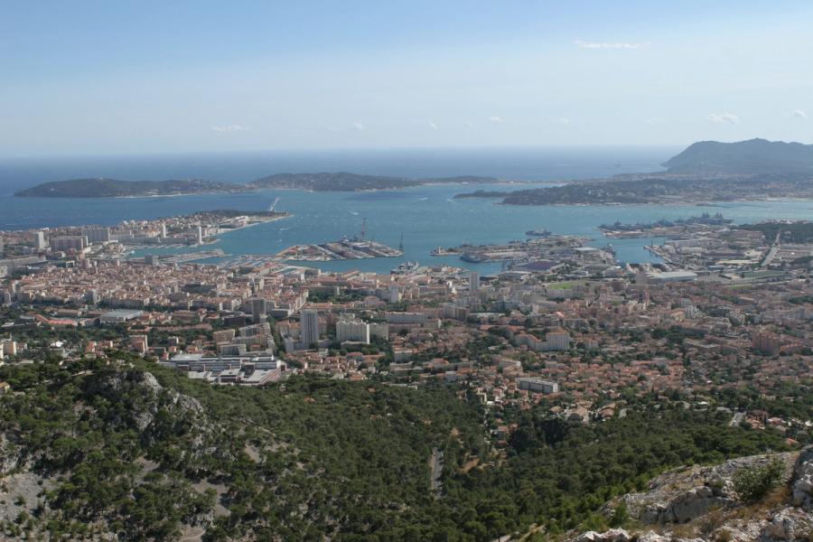 Vue de Toulon