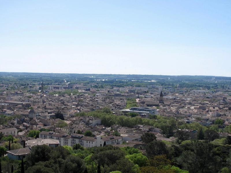 Vue de Nîmes