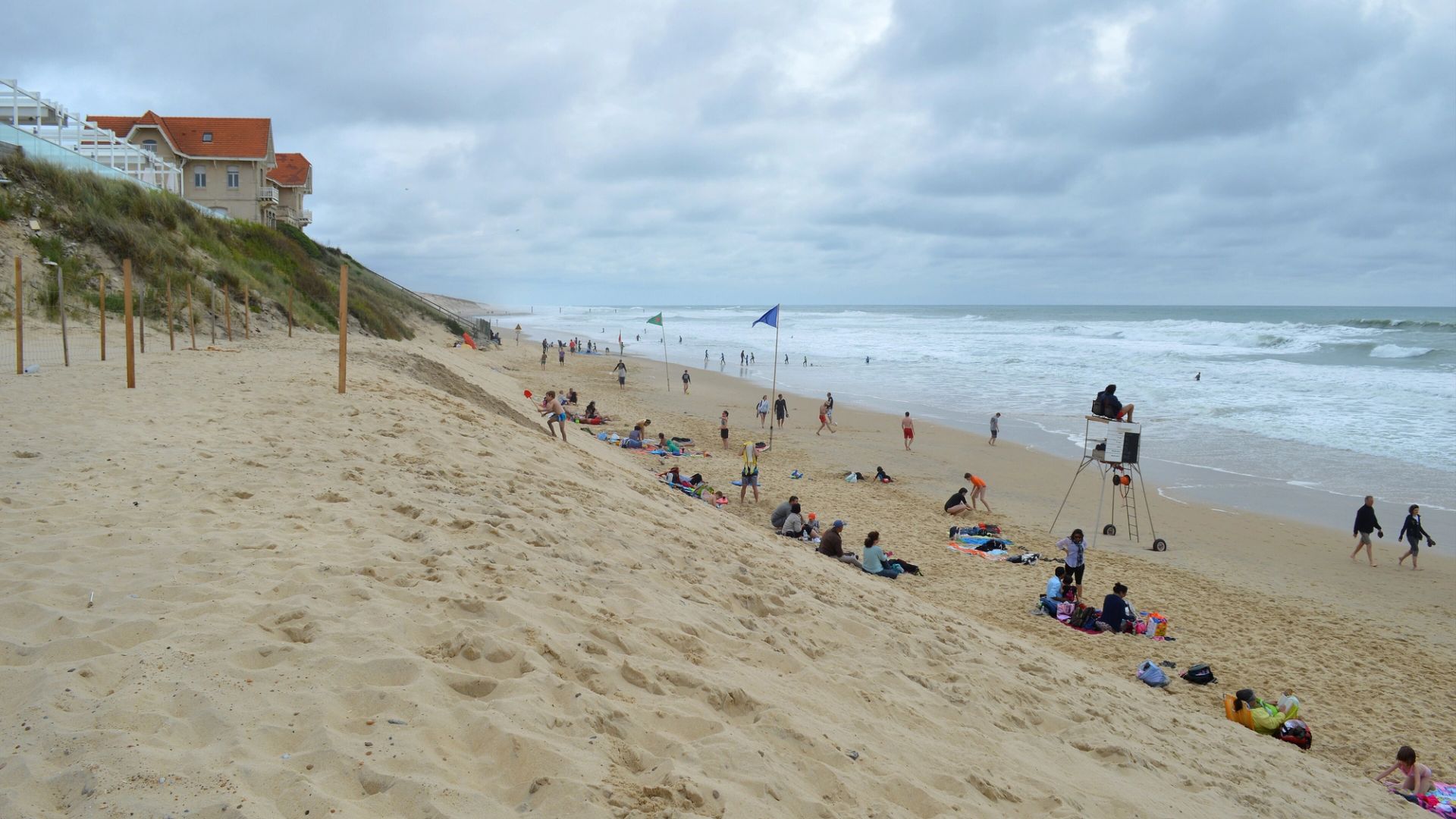 La plage de Biscarrosse