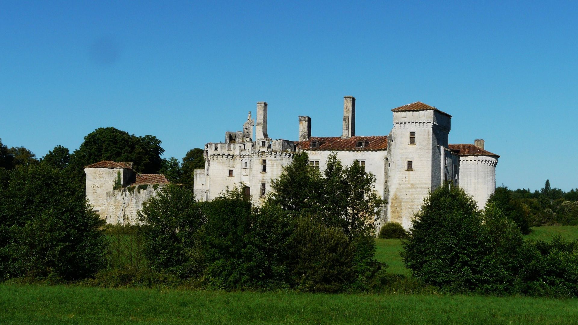 Le château de Mareuil en Périgord