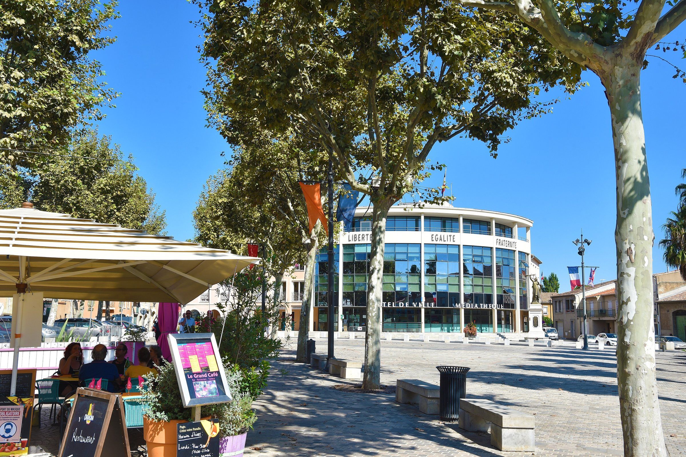 Vue de Villeneuve-lès-Béziers